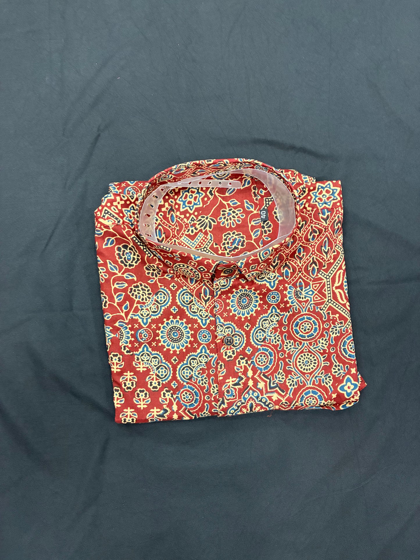 Red half-shirt