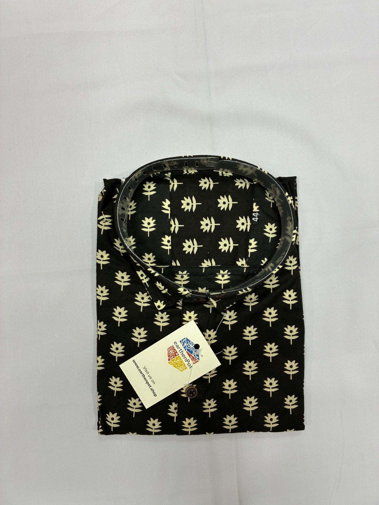 Black half-shirt